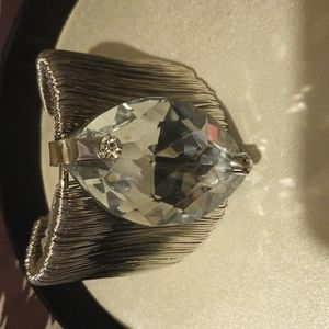 Silver bracelet Cuff